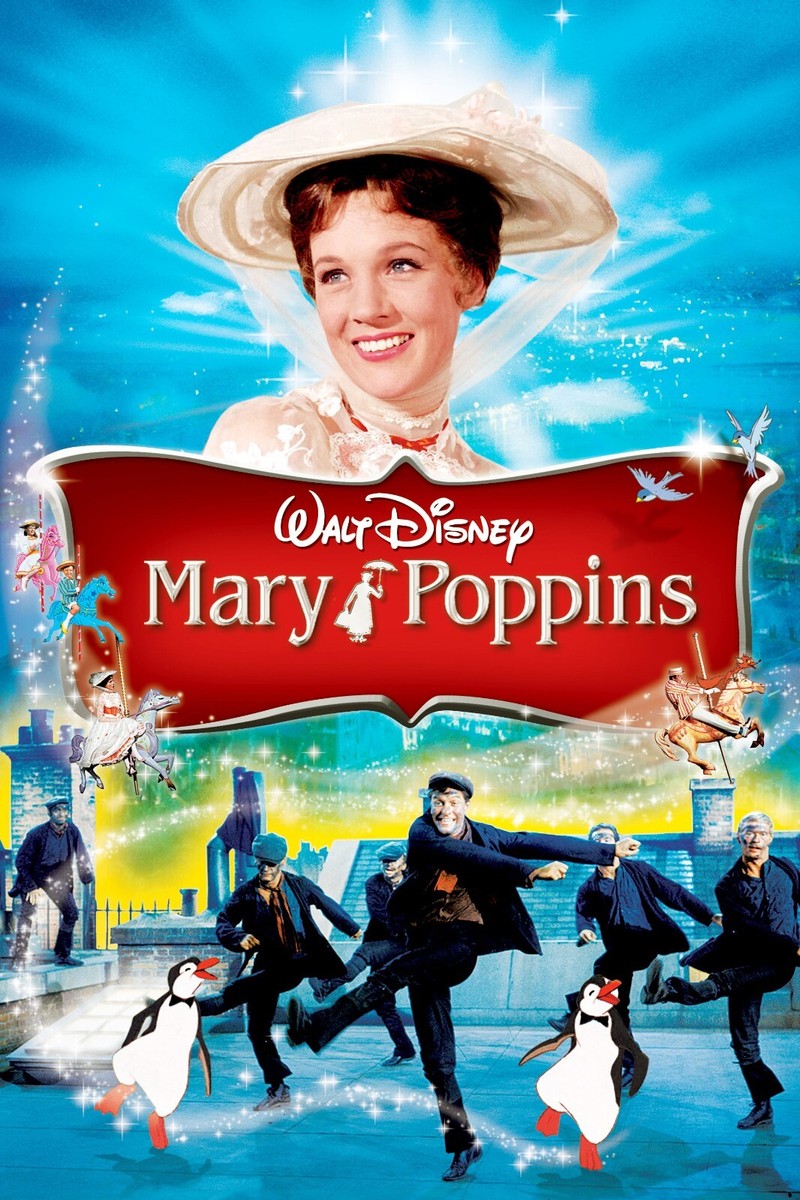 1964 Mary Poppins Movie Poster 11X17 Julie Andrews Dick Van Dyke