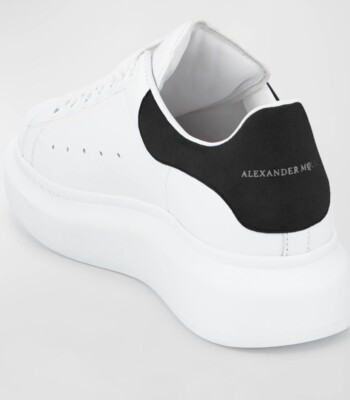 Size 39.5- Alexander McQueen Oversized White Black | eBay