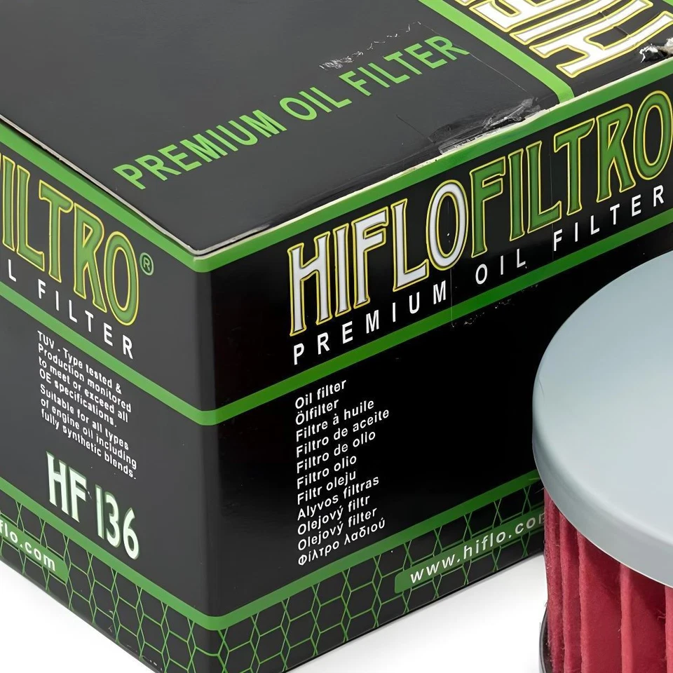 Ölfilter Hiflo HF136 für Beta Alp / Motard 4.0 / Suzuki GN 250 / VL 250 Intruder — 第 2/4 张图片