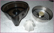 Vintage Proctor Silex Juicit Bowl, Reamer & Stainless Strainer Excellent