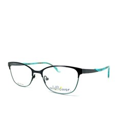 Wildflower Eyewear Eyeglasses Cayenne BLK Black blue Frame 52[]17 135 mm
