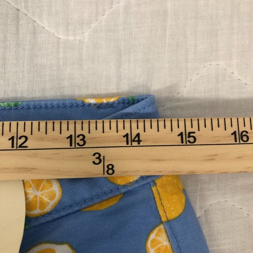 St. John's Bay Shorts Women's Size 2 Blue Yellow Lemon 5" Inseam Mid Rise NWT - Picture 8 of 13