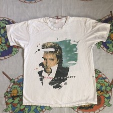 Vintage 91 Single Stitch Rod Stewart Vagabond Heart T Shirt Mens XL Made in USA