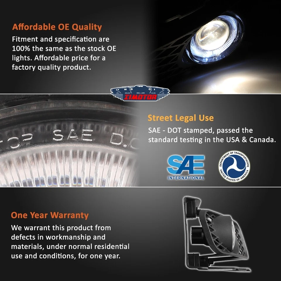 Luces antiniebla para Ford F-150 Expedition 1999-2003 proyector parachoques luces de conducción Foto 4 de 4