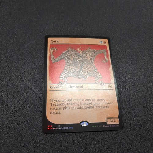 Mtg, Xorn, D&D Adventures in the Forgotten Realms, Foil, Showcase , English, LP - Foto 6 di 16