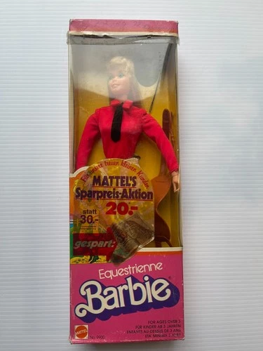 Vintage Mattel 1976 *Equestrienne Barbie Doll #9900* Complete in Original Box