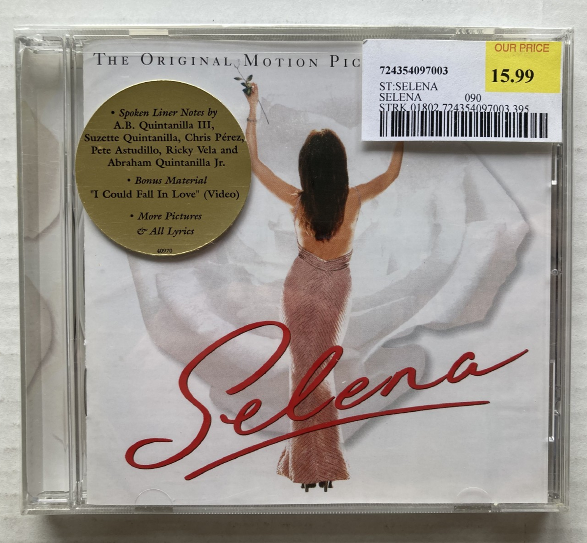NEW - SELENA The Original Motion Picture Soundtrack CD | eBay