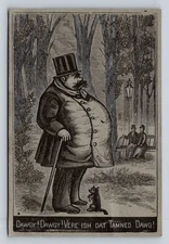 Great Atlantic Pacific A & P Large man Small Dog Comic Harrisburg P25