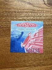 Boston Third Stage Tour Backstage Pass