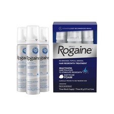 Rogaine Men s 5 Minoxidil Foam Hair Regrowth Treatment, 2.11 oz 3pk , Exp 9/27
