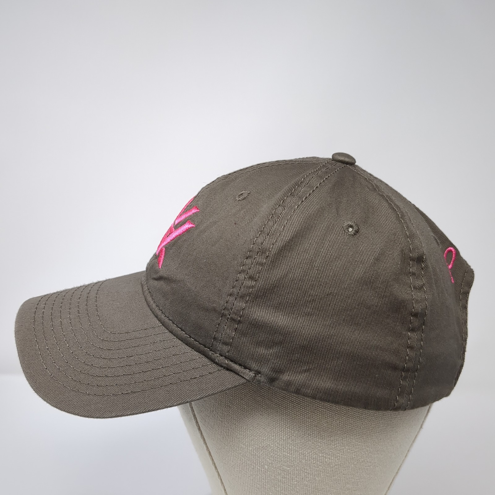 Vortex Strapback Hat Brown One Size Solid Embroid… - image 3