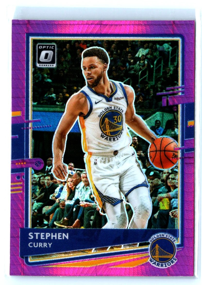 2020-21 Donruss Optic #17 Stephen Curry Hyper Pink