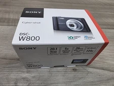 Brand new! SONY Cyber-shot DSC-W800 20.1MP Digital Camera 5x Optical Zoom Silver
