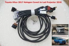 UPGRADE HEAD LIGHT TO LED PROJECTOR HARNESSES WIRING FOR TOYOTA HILUX 2016-18