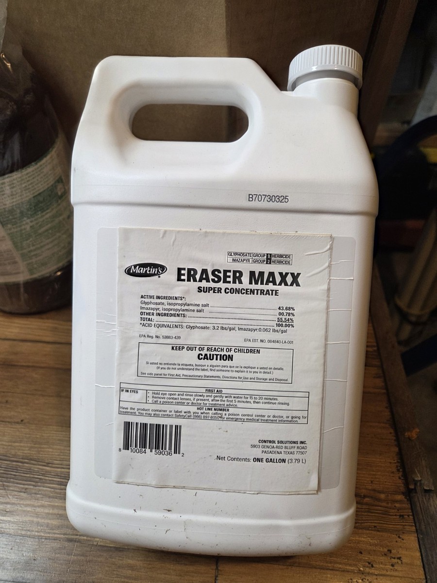 Eraser Maxx Super Concentrate Herbicide 1 Gallon - 128oz | eBay