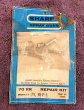 Sharpe Spray Gun Repair Kit 70 Rk Models 71 75 P.i. Comp No. 16000