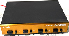 THEATER SOLUTIONS TS4D MULTI ROOM 4 ZONE SPEAKER SELECTOR SWITCH NICE