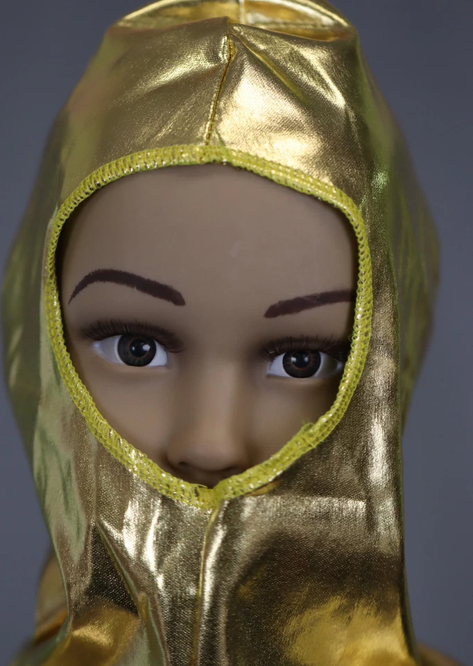 Костюмы Charades Child Golden Ninja серия III, золотистые, размер: (M 8-10) - Изображение 2 из 4