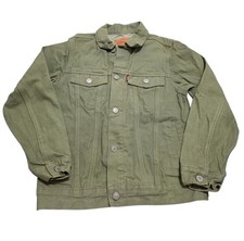 Levi Strauss Co. Youth Jean Jacket Green Size L 152-158 CM, 12-13 Years