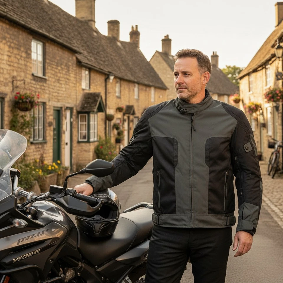 Zeal 3-Layer Waterproof Motorcycle Jacket by Black Latest CE Certified - Image 2 of 4