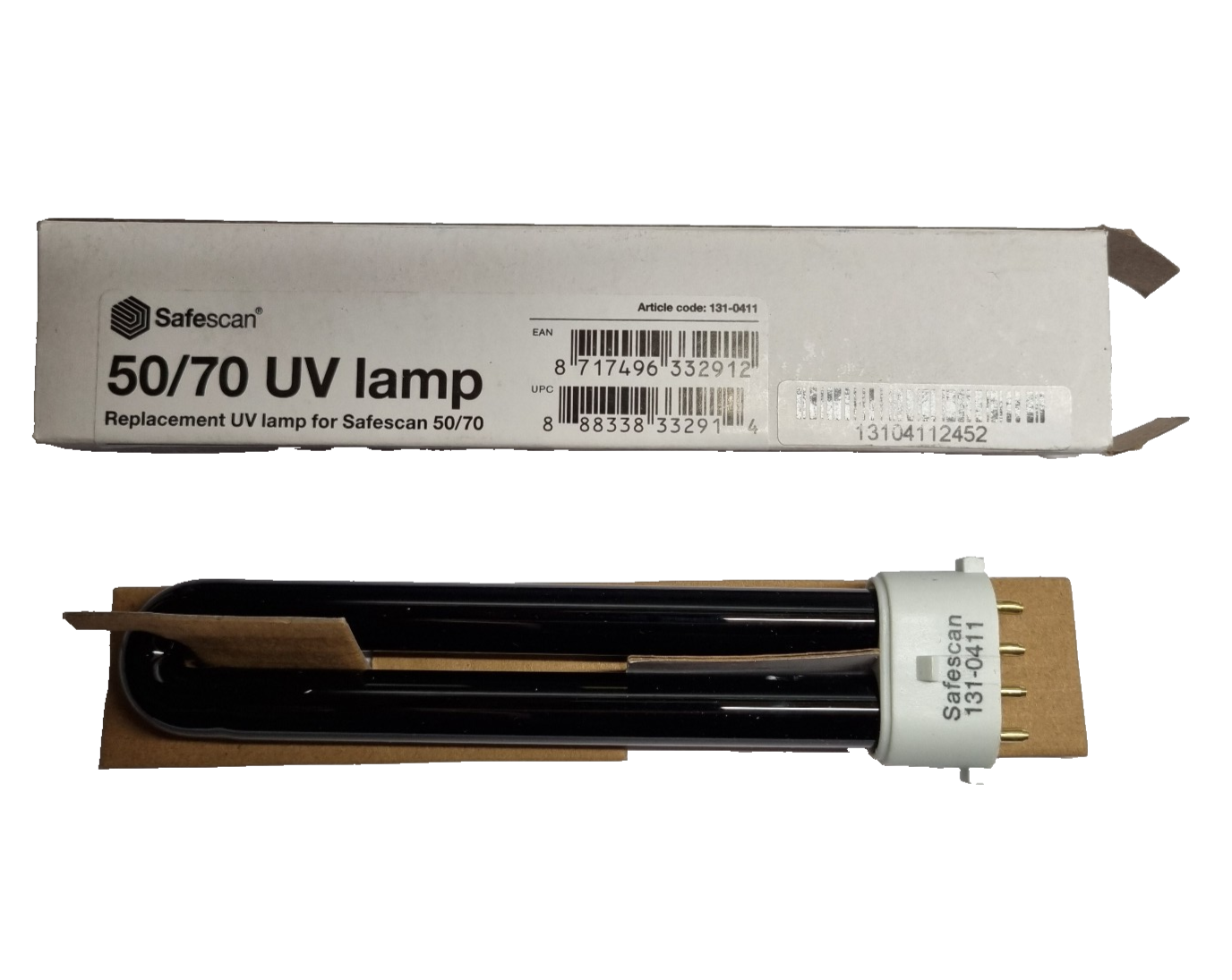 Safescan UV Counterfeit Detector Replacement Lamp 50/70 131-0411 Tatty Box
