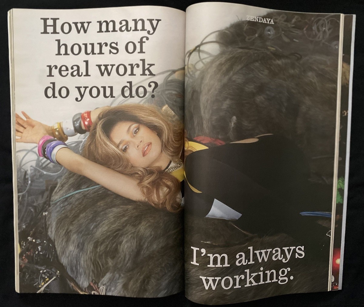 INTERVIEW MAGAZINE: ZENDAYA. ISSUE #540 WINTER 2021. | eBay