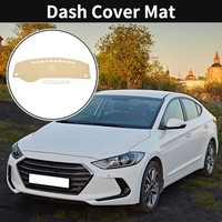 Dashboard-Abdeckmatte FüR Hyundai Azera 2006-2011 Sonnenschutzauflage Beige