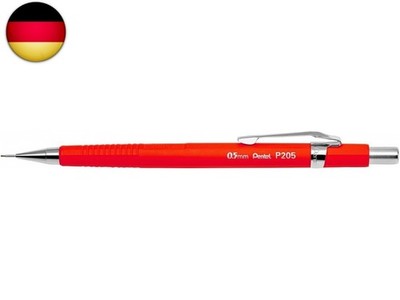 Pentel P200 Druckbleistift Spitze: 0,5 mm Fusto Rosso Fluo