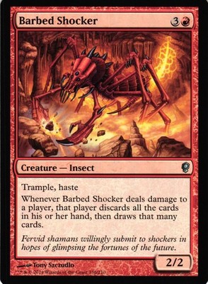 MTG TCG - Barbed Shocker 136 Conspiracy - NM Free Shipping $5+