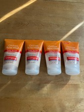 4 Neutrogena Oil-Free Acne Wash Daily Scrub MicroClear 4.2oz
