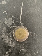 2€ münze Republica Italiana 10 Jahrestag Einführung Des Euros