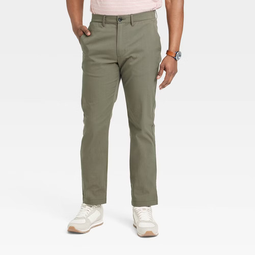 Goodfellow & Co Mens Slim Straight Chino Pants Quick Dry Stain Wrinkle - 第 7/14 張圖片