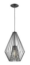 Z-Lite - Quintus - 1 Light Mini Pendant in Modern Style - 12.25 Inches Wide by
