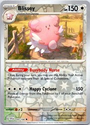 Blissey 145/198 Scarlet & Violet Base Set Reverse Holo Uncommon