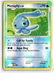 Manaphy 9/130 Diamond & Pearl Reverse Holo