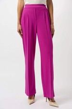 Joseph Ribkoff Pleated Pull On Wide Leg Trouser Pant 253296