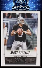 2014 Score #162 Matt Schaub Oakland Raiders