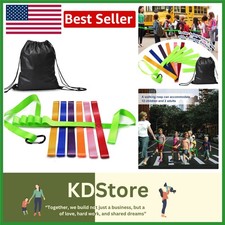Kids Safety Walking Rope 12-Children Nylon Handles Classroom Field Trip Organ...