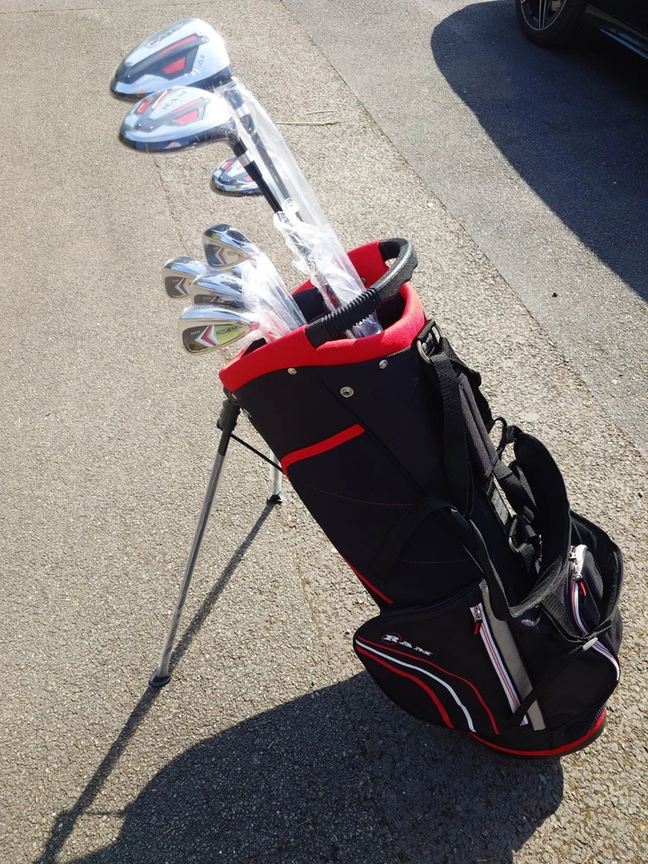 Ram Accubar Golf Clubs Set With Stand Bag, MRH NEW R Flex  All Graphite  - Image 3 of 4