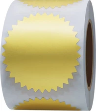 300Pcs Gold Notary Seal Stickers 2 Embossing Labels for Certificates Awards