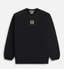 Fear Of God x Adidas Athletics Heavy Fleece Sweatshirt mens Large Black NWT Sz M