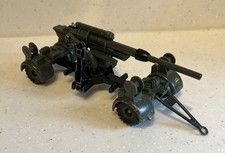 Dinky Toys German Army 88mm Gun & Trailer No 656 / Corgi WW2 Original 1975