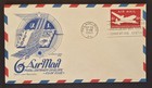 1950 First Day Cover US Scott UC18 Air Mail Embossed Envelope FDC Staehle Cachet — photo 1