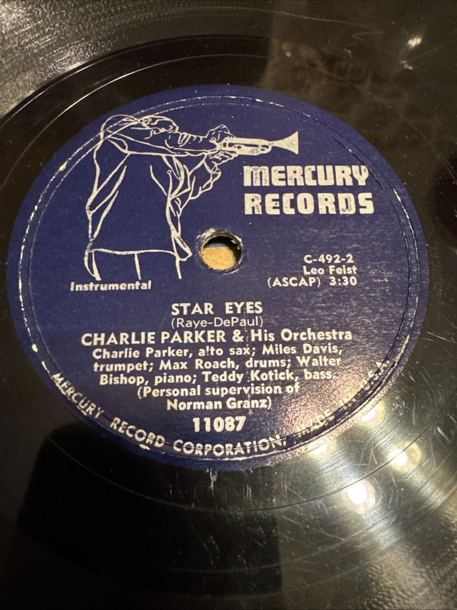 SP盤 Charlie Parker Mercury 11017 Charlie Parker Mercury &