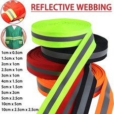 High Visibility Reflective Webbing Strap Tape...