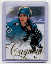 2025-26 Upper Deck Flair Luca Cagnoni Rookie San Jose Sharks #176