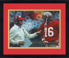 Framed Joe Montana San Francisco 49ers Signed 16