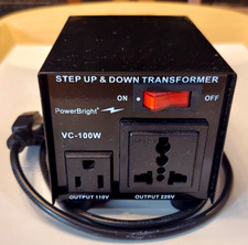 PowerBright VC-100W Step Up  Down Transformer / Converter