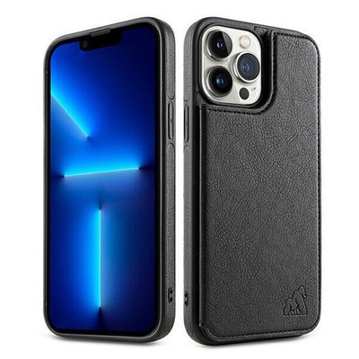 Kartenfach Leder Back Case für iPhone 13 Pro Max 12 11 XR Galaxy S22 Ultra S22