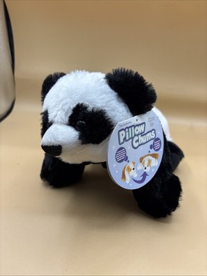 NWT Pillow Chums By Kellytoy Panda Bear Black White Plush 12  2015
